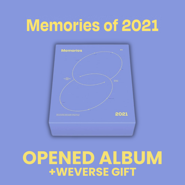 BTS (방탄소년단) - [MEMORIES OF 2021] (Blu-ray Ver.+ WEVERSE GIFT : OPENED ALBUM)