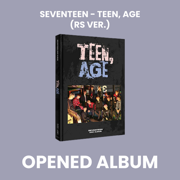 SEVENTEEN (세븐틴) 2ND ALBUM - [TEEN, AGE] (RE-RELEASE) (RS VER. : OPENED ALBUM)