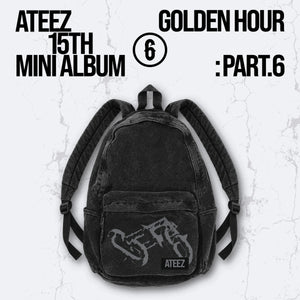 [PRE-ORDER] (U.S. VER.) ATEEZ (에이티즈) - [GOLDEN HOUR : Part.6] (WASHED BACKPACK)