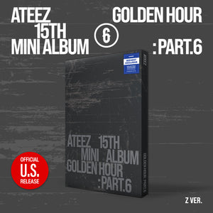 [PRE-ORDER] (U.S. VER.) ATEEZ (에이티즈) 15th Mini Album - [GOLDEN HOUR : Part.6] (A / Z / DIARY VER. + 82EVENT EXCLUSIVE PHOTOCARD)