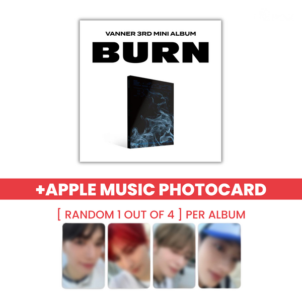 VANNER (배너) 3RD MINIALBUM - [BURN] (+EXCLUSIVE PHOTOCARD)