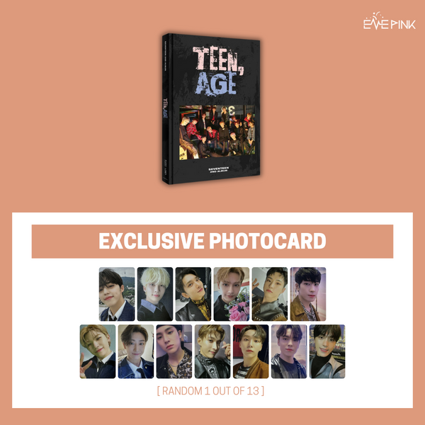 SEVENTEEN (세븐틴) 2ND ALBUM - [TEEN, AGE] (RE-RELEASE) (+EXLCUSIVE PHOTOCARD)