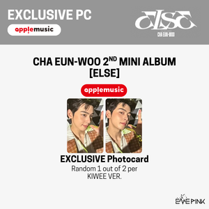 CHA EUN-WOO (ASTRO 차은우) 2nd Mini Album - [ELSE] (Kiwee VER. +EXCLUSIVE PHOTOCARD) - EVE PINK K-POP