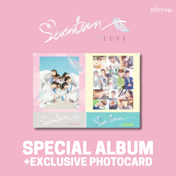 SEVENTEEN (세븐틴) 1ST ALBUM - [FIRST ‘LOVE&LETTER’] (RE-RELEASE) (+EXCLUSIVE PHOTOCARD)