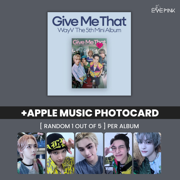 WAYV (웨이션브이) 5TH MINI ALBUM - [GIVE ME THAT] (PHOTOBOOK VER +EXCLUSIVE PHOTOCARD)