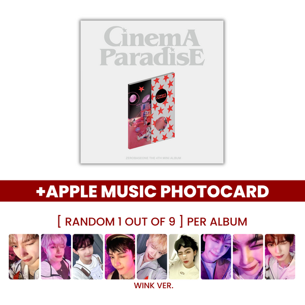 ZEROBASEONE (제로베이스원) 4TH MINI ALBUM - [CINEMA PARADISE] (+EXCLUSIVE PHOTOCARD)