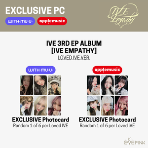 IVE (아이브) 3RD EP ALBUM - [IVE EMPATHY] (LOVED IVE VER. +EXCLUSIVE PHOTOCARD)