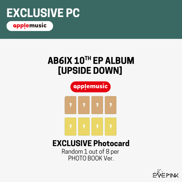 [PRE-ORDER] AB6IX (에이비식스) 10TH EP ALBUM - [UPSIDE DOWN] (Photobook VER. +EXCLUSIVE PHOTOCARD)