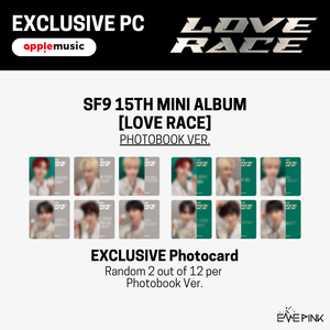 SF9 (에스에프나인) 15th Mini Album - [LOVE RACE] (+EXCLUSIVE PHOTOCARD)