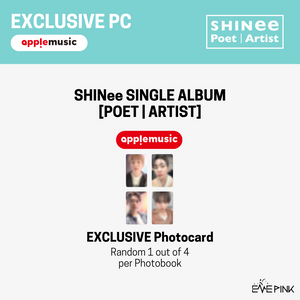 SHINee (샤이니) SINGLE ALBUM - [Poet | Artist] (Photo Book Ver. +EXCLUSIVE PHOTOCARD)