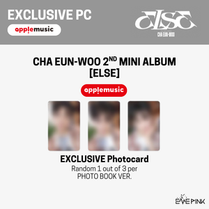 [PRE-ORDER] CHA EUN-WOO (ASTRO 차은우) 2nd Mini Album - [ELSE] (+EXCLUSIVE PHOTOCARD)