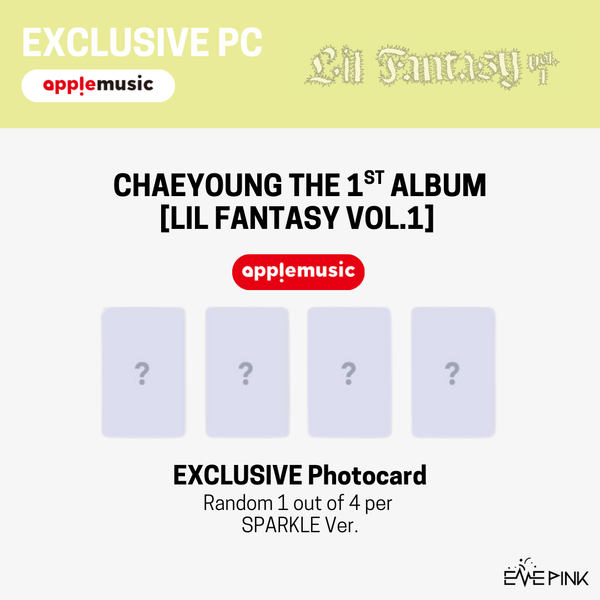 [PRE-ORDER] CHAEYOUNG (채영) The 1st Album - [LIL FANTASY vol.1] (Sparkle ver. +EXCLUSIVE PHOTOCARD)