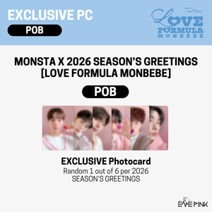 MONSTA X (몬스타엑스) - 2026 SEASON’S GREETINGS [LOVE FORMULA MONBEBE] (+POB)