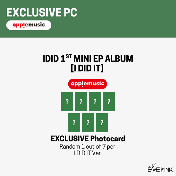 [PRE-ORDER] IDID (아이딧) 1st Mini EP Album - [I did it] (I did it. Ver. +EXLUSIVE PHOTOCARD)
