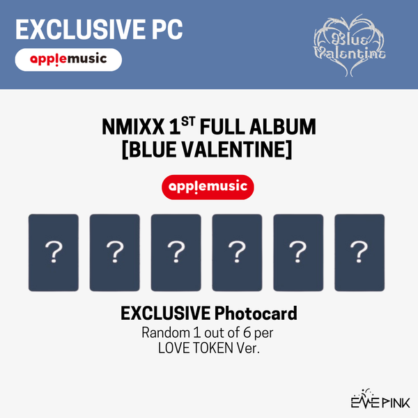 [PRE-ORDER] NMIXX (엔믹스) 1st Full Album - [Blue Valentine] (Love Token Ver. +EXCLUSIVE PHOTOCARD)