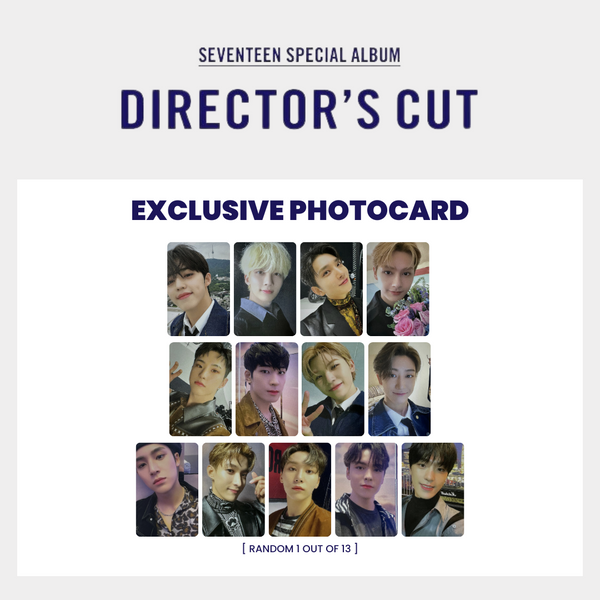 SEVENTEEN (세븐틴) SPECIAL ALBUM - [DIRECTOR'S CUT] (RE-RELEASE) (+EXCLUSIVE PHOTOCARD)