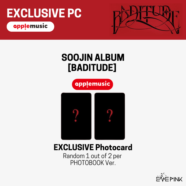 [PRE-ORDER] SOOJIN (수진) Album - [BADITUDE] (+EXCLUSIVE PHOTOCARD)