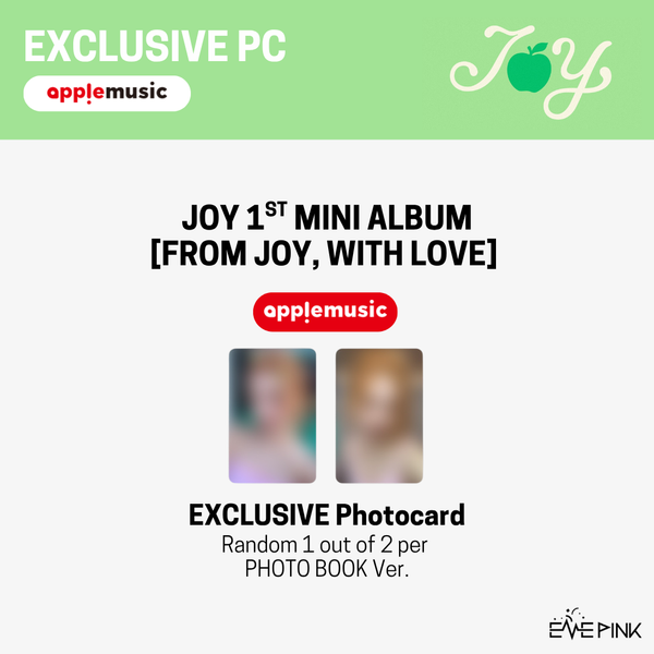 JOY (조이) 1st Mini Album - [From JOY, with Love] (Photo Book Ver. +EXCLUSIVE PHOTOCARD)