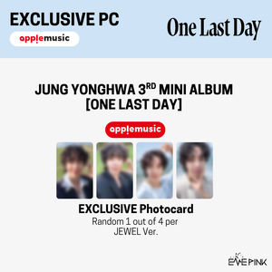 JUNG YONGHWA (정용화) 3rd Mini Album - [One Last Day] (JEWEL CASE VER. +EXCLUSIVE PHOTOCARD)
