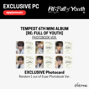 TEMPEST (템페스트) 6TH MINI ALBUM - [RE: Full of Youth] (+EXCLUSIVE PHOTOCARD)