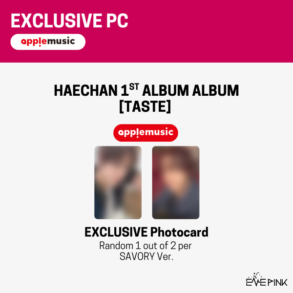 [PRE-ORDER] HAECHAN (해찬) 1st Album - [TASTE] (Savory Ver. +EXCLUSIVE PHOTOCARD)