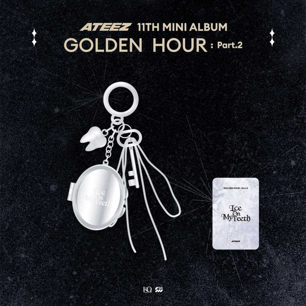 [PRE-ORDER] ATEEZ (에이티즈) GOLDEN HOUR : PART.2 OFFICIAL MD - [Mirror Keyring]