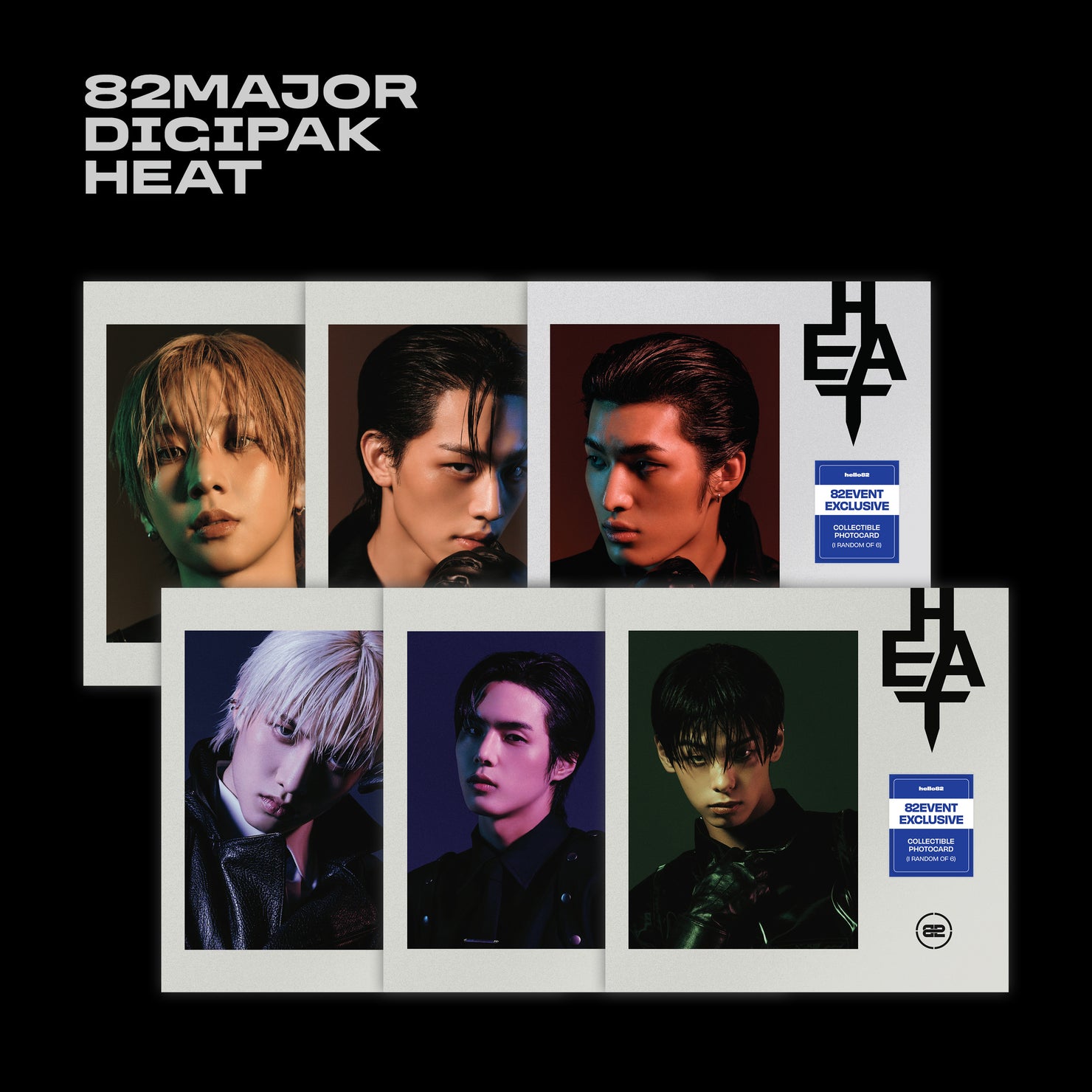 [PRE-ORDER] (U.S. VER) 82MAJOR (82메이저) Album - [HEAT] (Digipak + 82EVENT Exclusive)
