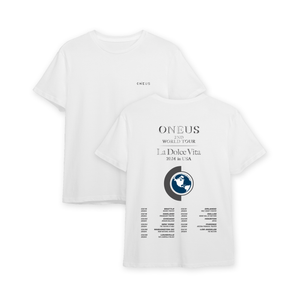 ONEUS (원어스) 2024 LA DOLCE VITA  US TOUR OFFICIAL MD - [T-SHIRT] (WHITE VER. +EXCLUSIVE PHOTOCARD)