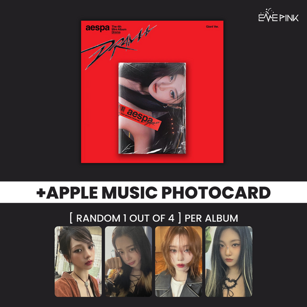 AESPA (에스파) 4TH MINI ALBUM - [DRAMA] (GIANT VER) (+EXCLUSIVE PHOTOCARD)