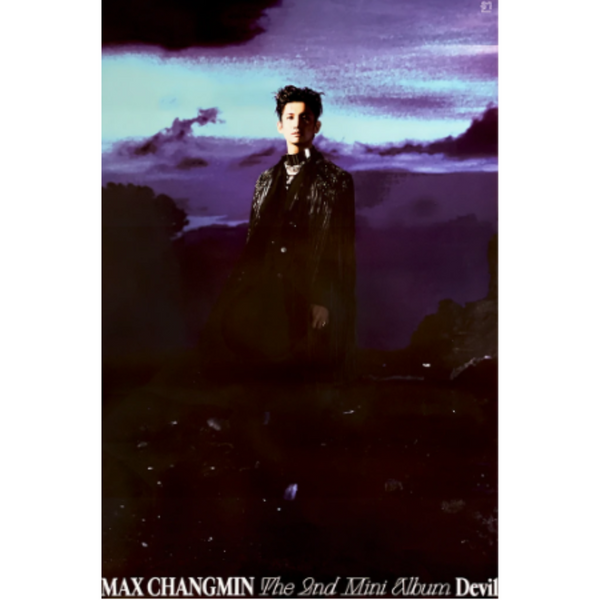 TVXQ MAX - DEVIL (BLACK VER) OFFICIAL POSTER