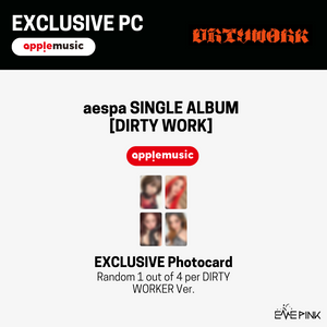 aespa (에스파 ) Single Album - [Dirty Work] (Dirty Worker Ver. +EXCLUSIVE PHOTOCARD)