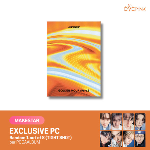 ATEEZ (에이티즈) 12TH MINI ALBUM - [GOLDEN HOUR : Part.3] (POCAALBUM VER. +EXCLUSIVE PHOTOCARD)