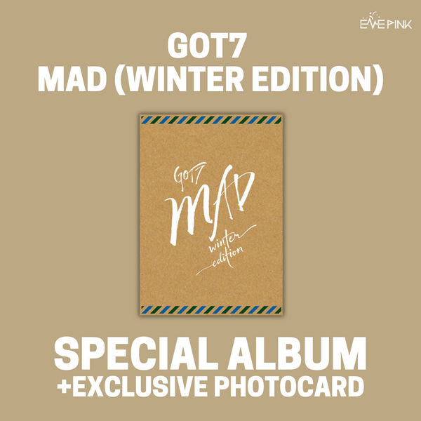 GOT7 (갓세븐) REPACK ALBUM - [MAD WINTER EDITION] (MERRY VER. +EXCLUSIVE PHOTOCARD)