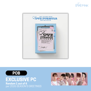 MONSTA X (몬스타엑스) - 2026 SEASON’S GREETINGS [LOVE FORMULA MONBEBE] (+POB)