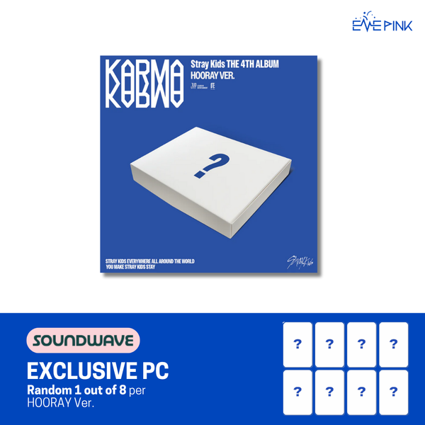 [PRE-ORDER] STRAY KIDS (스트레이 키즈) 4th Album - [KARMA] (+SOUND WAVE GIFT)
