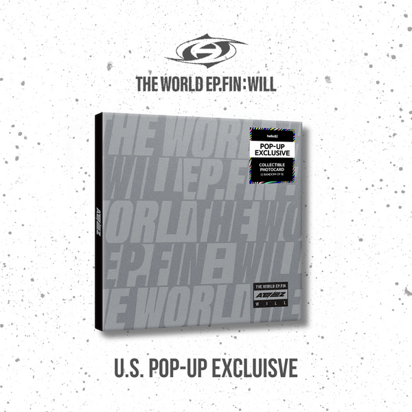 (U.S. VER.) ATEEZ ALBUM - [THE WORLD EP.FIN : WILL] (DIGIPAK VER. + POP-UP EXCLUSIVE PHOTOCARD)