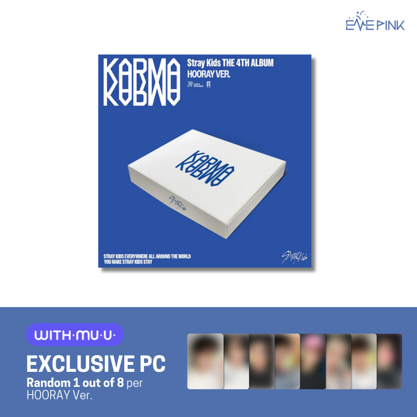 [PRE-ORDER] STRAY KIDS (스트레이 키즈) 4th Album - [KARMA] (+EXCLUSIVE PHOTOCARD)