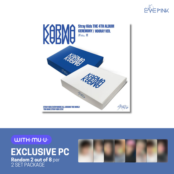 [PRE-ORDER] STRAY KIDS (스트레이 키즈) 4th Album - [KARMA] (+EXCLUSIVE PHOTOCARD)