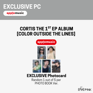 CORTIS (어라이즈) The 1st EP Album - [COLOR OUTSIDE THE LINES] (+EXCLUSIVE PHOTOCARD) - EVE PINK K-POP