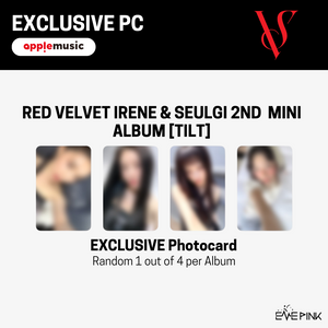 Red Velvet IRENE & SEULGI (레드벨벳 아이린&슬기) 2ND Mini Album - [TILT] (Photobook Ver. +EXCLUSIVE PHOTOCARD)