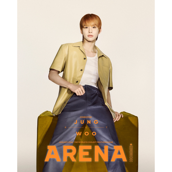 ARENA HOMME+ (아레나 옴므 플러스) - JANUARY 2024 [COVER: JUNGWOO (NCT)]