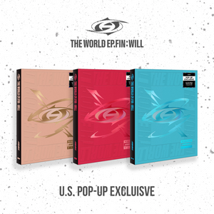 (U.S. VER.) ATEEZ ALBUM - [THE WORLD EP.FIN : WILL] (PHOTOBOOK VER. + POP-UP EXCLUSIVE PHOTOCARD)