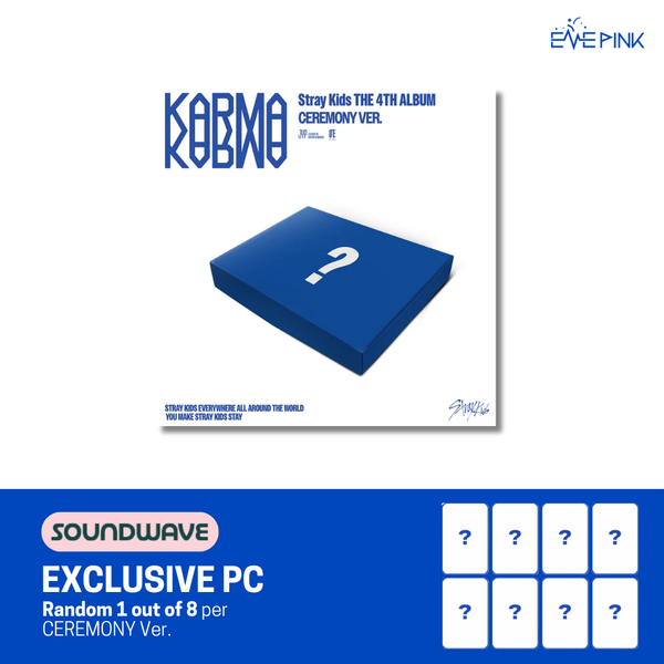 [PRE-ORDER] STRAY KIDS (스트레이 키즈) 4th Album - [KARMA] (+SOUND WAVE GIFT)