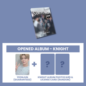 (U.S. VER.) TXT (투모로우바이투게더) ALBUM - [THE STAR CHAPTER : SANCTUARY] (KNIGHT VER. +hello82 EXCLUSIVE PHOTOCARD: OPENED ALBUM)