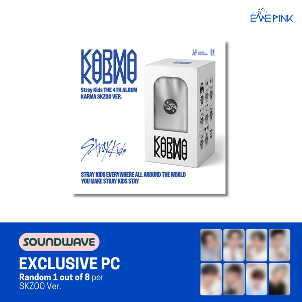 [PRE-ORDER] STRAY KIDS (스트레이 키즈) 4th Album - [KARMA] (SKZOO VER. +SOUND WAVE GIFT)