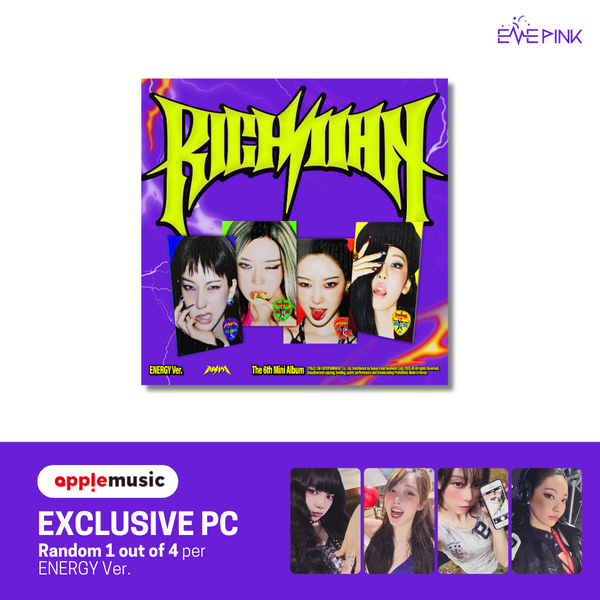 aespa (에스파) 6th Mini Album - [Rich Man] (ENERGY Ver. +EXCLUSIVE PHOTOCARD)