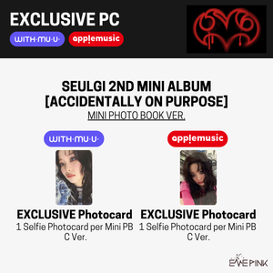 SEULGI (슬기) 2ND MINI ALBUM - [Accidentally On Purpose] (Mini Photo Book Ver. +EXCLUSIVE PHOTOCARD)