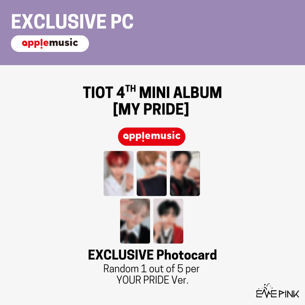 [PRE-ORDER] TIOT (티아이오티) 4th Mini Album - [MY PRIDE] (YOUR PRIDE/ Cassette Tape Ver. +EXCLUSIVE PHOTOCARD)