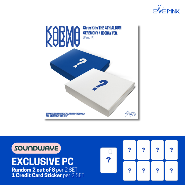 [PRE-ORDER] STRAY KIDS (스트레이 키즈) 4th Album - [KARMA] (+SOUND WAVE GIFT)