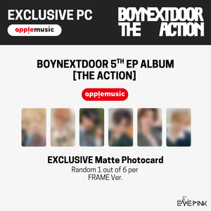 [PRE-ORDER] BOYNEXTDOOR (보이넥스트도어) 5th EP Album - [The Action] (Frame ver. +EXCLUSIVE PHOTOCARD)